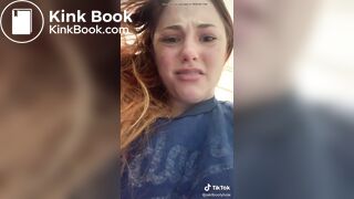 Ginger girl pooping on toilet