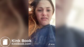 Ginger girl pooping on toilet