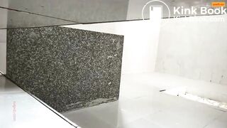 Girl Chinese pooping pis toilet .T02