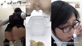 Girl pooping toilet.MLL_02