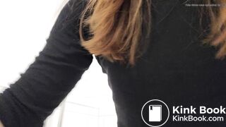 Pooping on public toilet floor