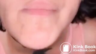 Shit swallow from porta