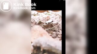 korean girl poop in a forest 2
