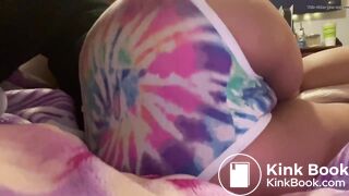 Teen girl bad shart in panty