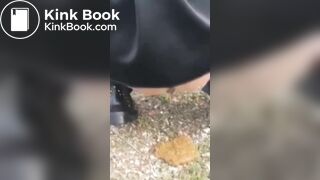 Woman has diarrhea in public parking lot