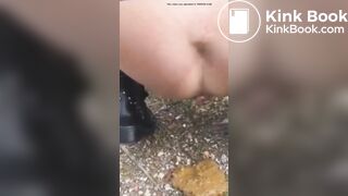 Woman has diarrhea in public parking lot