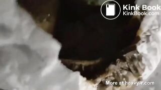 Girl fills diaper then farts