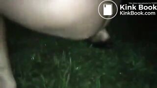 Girl learns to shit outdoors for the first time