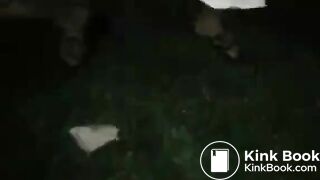 Girl learns to shit outdoors for the first time