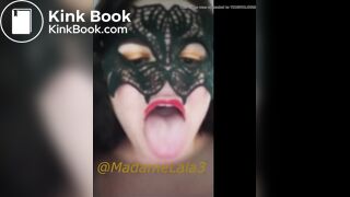 Classy @MadameLala3 is playing dirty slut again