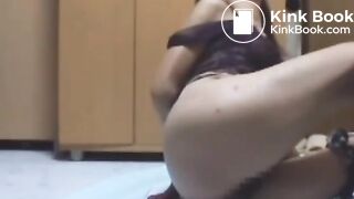Asian enema pooping