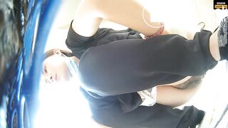 Girl Chinese pooping pis toilet.FT_07
