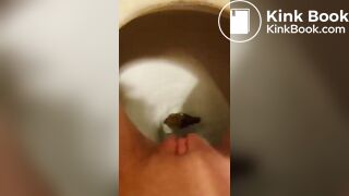 Girl Pooping front view