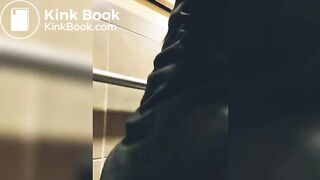 espresso diarrhea at work - sexy brunette