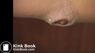 Sexy hot blonde shits on hall