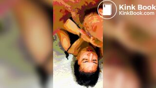 Sur sa gueule et dans sa bouche