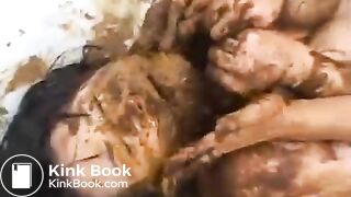 Japanese puke and scat lesbians