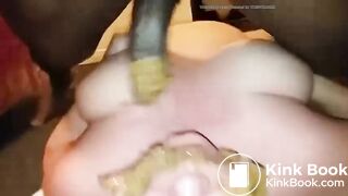 Girl gets scat deep in her mouth