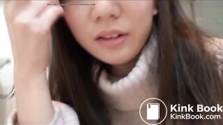 Quick self filmed poop on the toilet