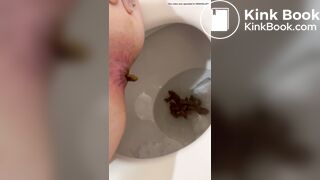 Pawg shitty toilet