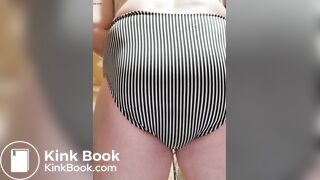 Small wet panty poop