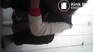 Chinese Girl Desperate Diarrhea in Toilet