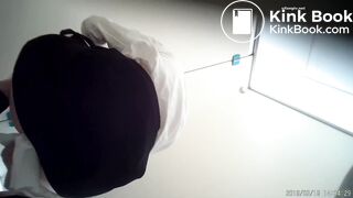 girl poop in public restroom