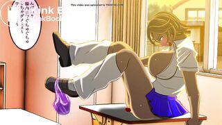 Girl's anal licking and pooping animation