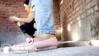 china old toilet poop