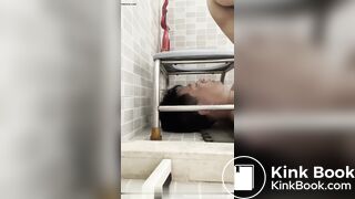 Chinese femdom十三姨马桶奴吃光黄金
