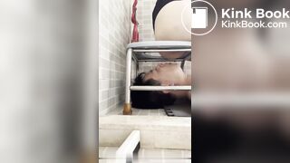 Chinese femdom十三姨马桶奴吃光黄金