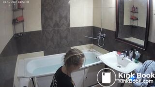 Woman pooping in Toilet 297