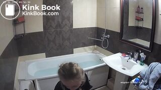 Woman pooping in Toilet 297