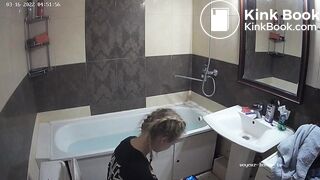 Woman pooping in Toilet 297