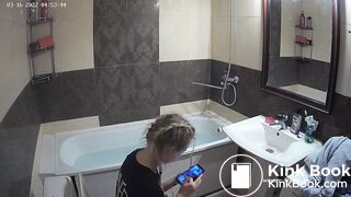Woman pooping in Toilet 297