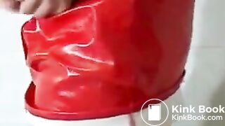 100% Grade A German Blonde Shit in his Mouth!