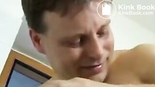 100% Grade A German Blonde Shit in his Mouth!