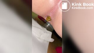 Close-up amateur scat video 5