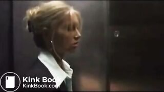 Sexy hot woman has diarrhea in the toilet to autogrill