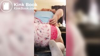 Redhead diaper poop