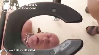 Mistress ingrid Frost shitting in a slave