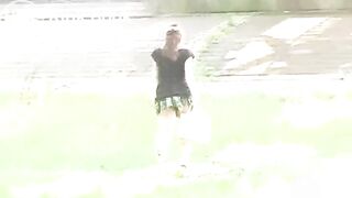 Japanese woman shitting under a bridge [DNO*10]