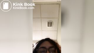 Hispanic girl loose & plops