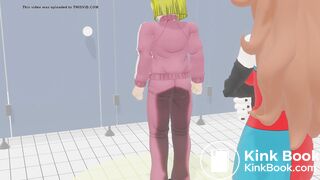 DBZ 18 and 21 wet and mess themselves