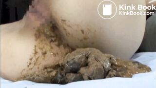 [original+edited] sweet jap girl poops in bed