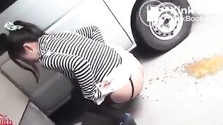 Desperate accident in the street