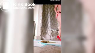 Big bossy Latina shitting