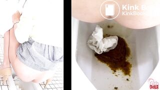 Camera recorded women's pantypoop (FF084)Pt.4