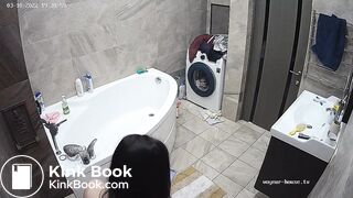 Woman pooping in Toilet 270