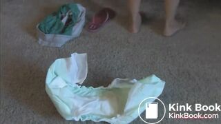 girl wets her diaper - video 2